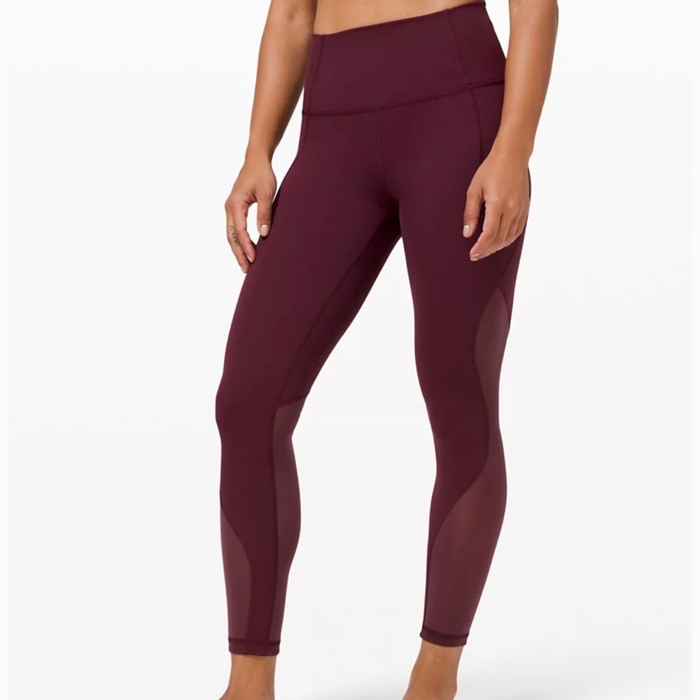 Wunder Under High-Rise Tight 25" 
Chiffon Mesh
